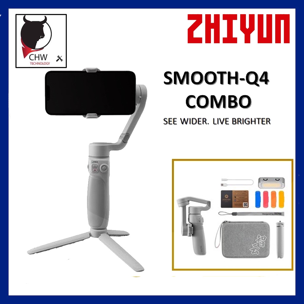 Zhiyun Original Malaysia Smooth Q4 Gimbal COMBO | Shopee Malaysia