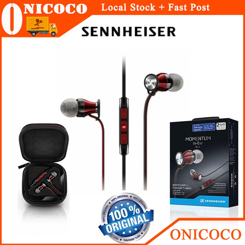 ファッション通販】 SENNHEISER MOMENTUM IN-EAR G BLACK RED zppsu.edu.ph