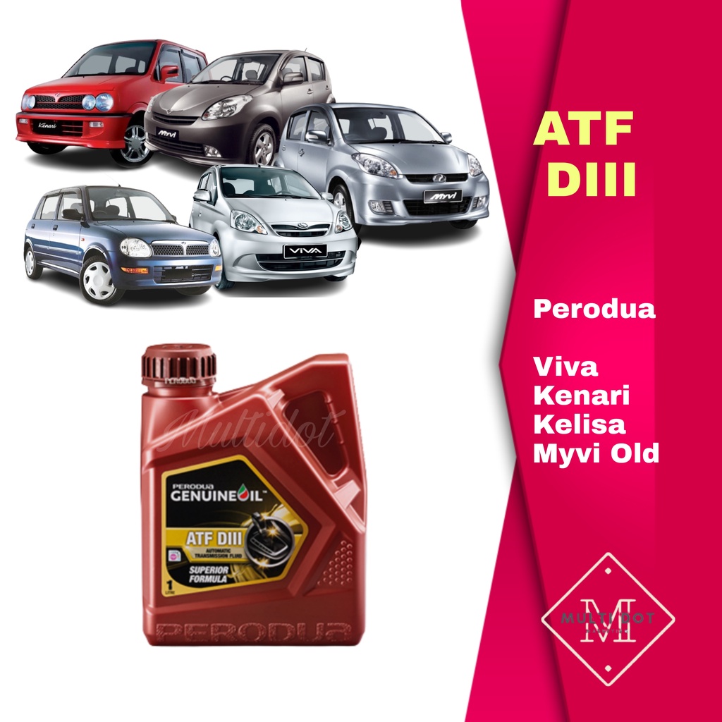 Perodua Atf D Iii L Viva Kenari Kelisa Myvi Automatic Transmission