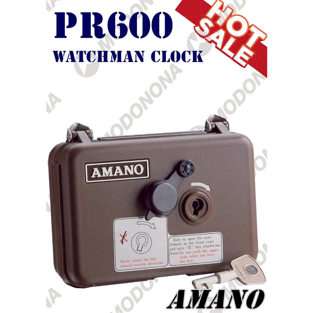 Amano Watchman Clock Amano Pr600 Security Shopee Malaysia