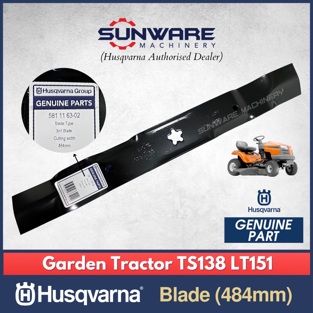 HUSQVARNA TS138 LT154 Tractor - Blade (Original Spare Part)