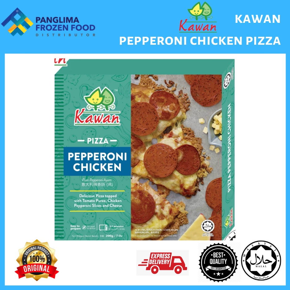 KAWAN PEPPERONI CHICKEN PIZZA 200G [KLANG VALLEY ONLY]