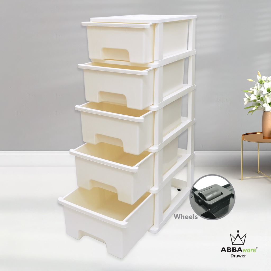 Tier Drawer Abbaware Whole White / Plastik / Drawer