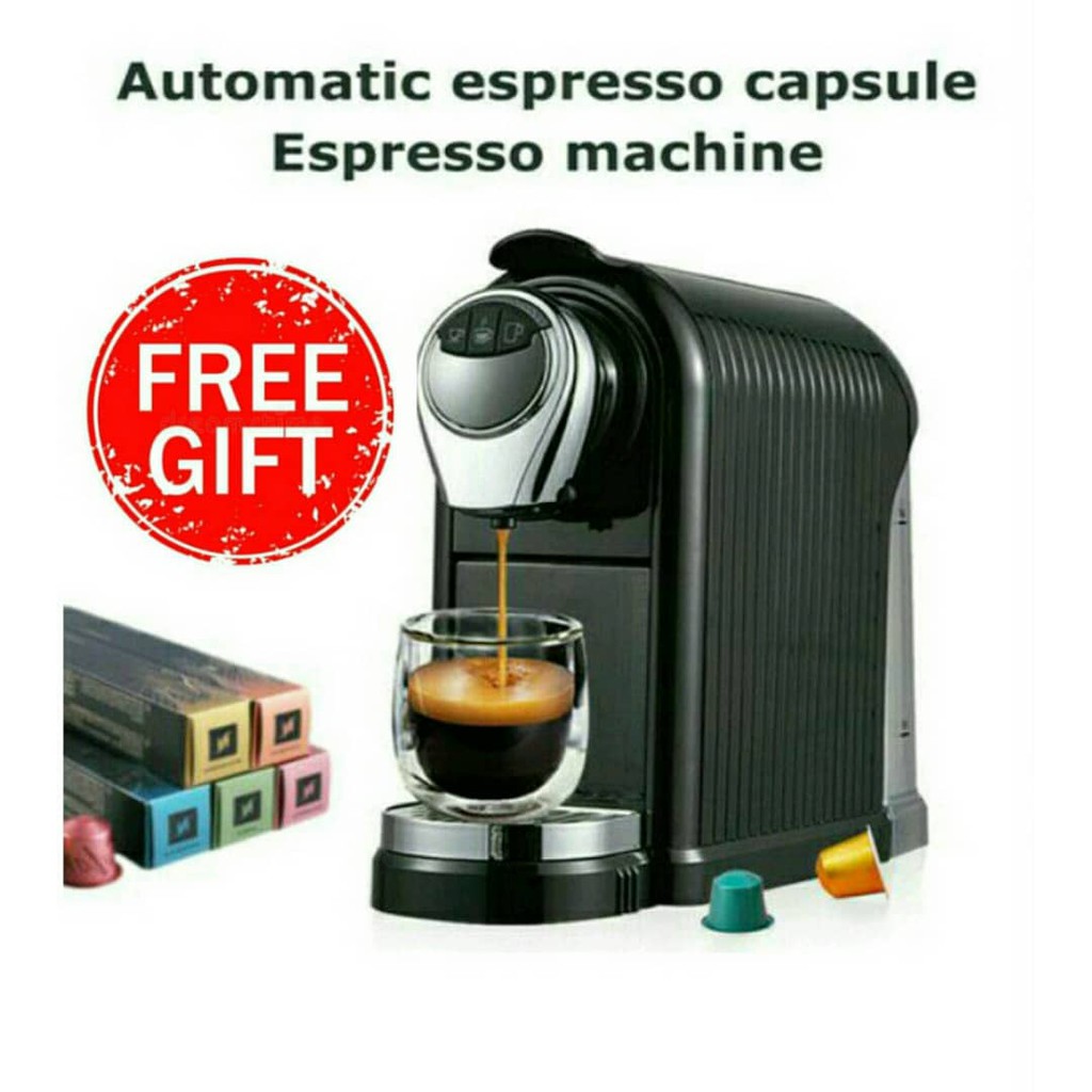 Capsule Coffee Machine *Compatible Nespresso Capsule *Free ...