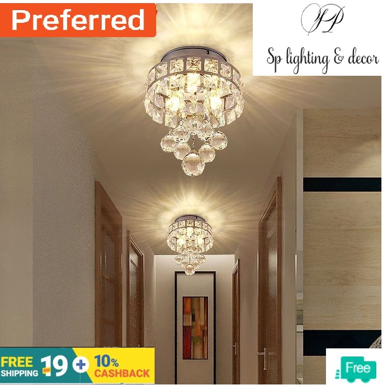 082 Model Baru 2020 Moden Lampu Hiasan Siling Led Candelier Kristal Decorative Ceiling Pendant Led Crystal Chandelier Shopee Malaysia