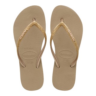  Havaianas  Women s Slim Flatform Shine Flip Flops  Rose 