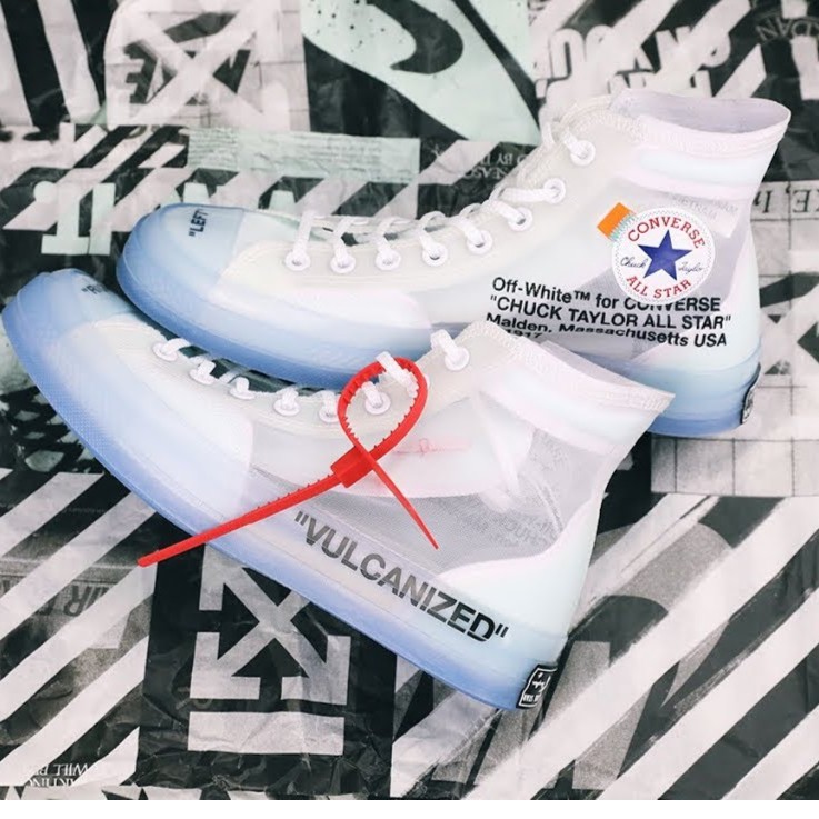 converse and off white