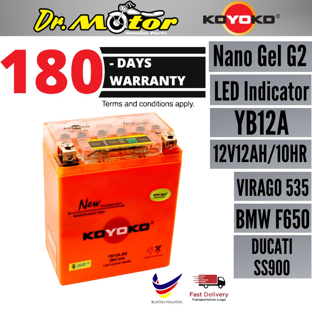 Gel Batterie Für Honda Africa Twin XRV 650 - 12Ah 150A EN