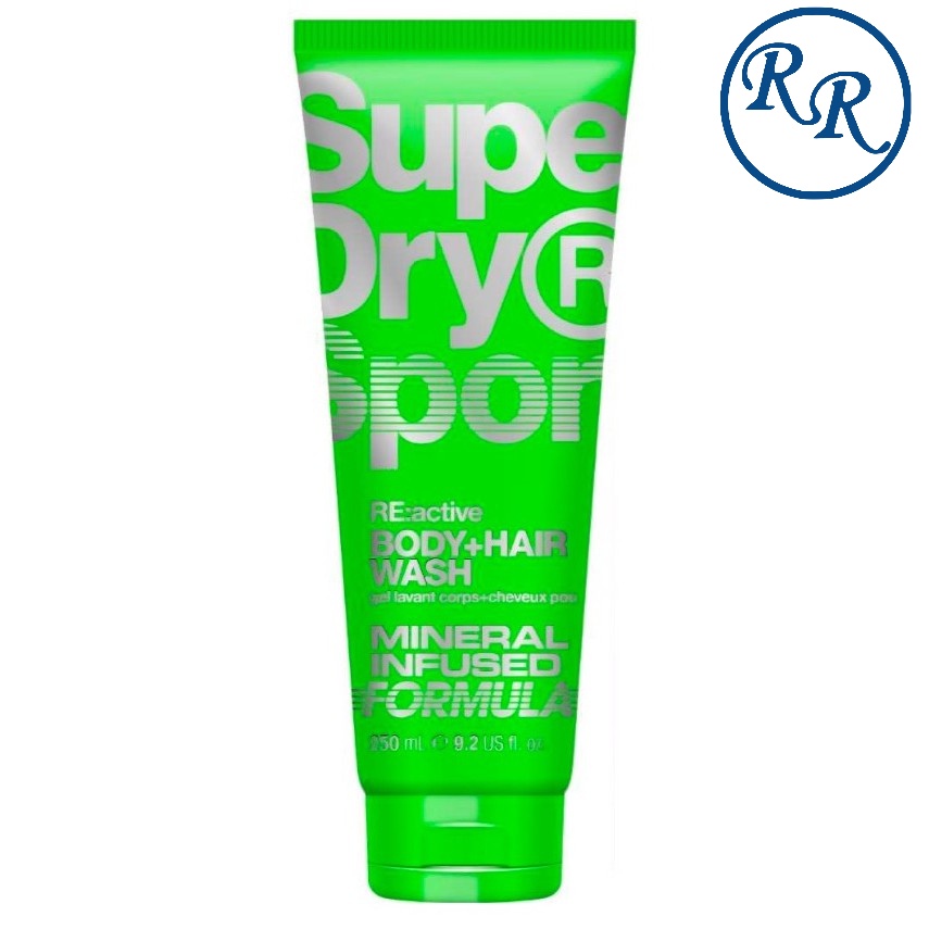 SUPERDRY SPORT REACTIVE BODY + HAIR WASH 250ML Shopee Malaysia
