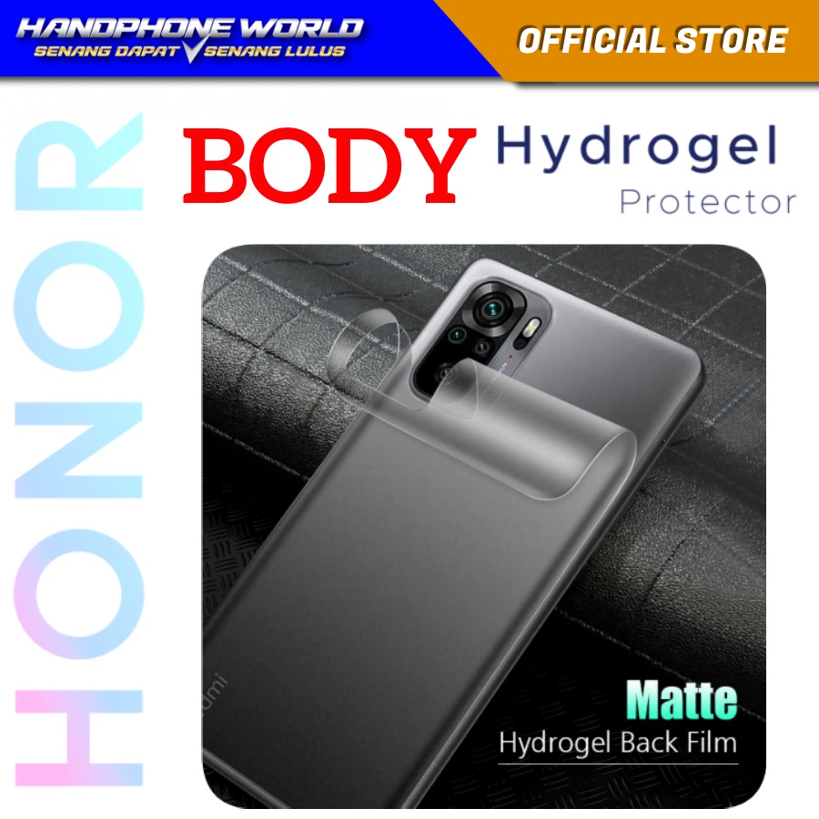 Honor Hydrogel Screen Protector | Hydrogel Tempered Glass | Clear | Matte Anti Finger Print | Bluray Anti Bluelight