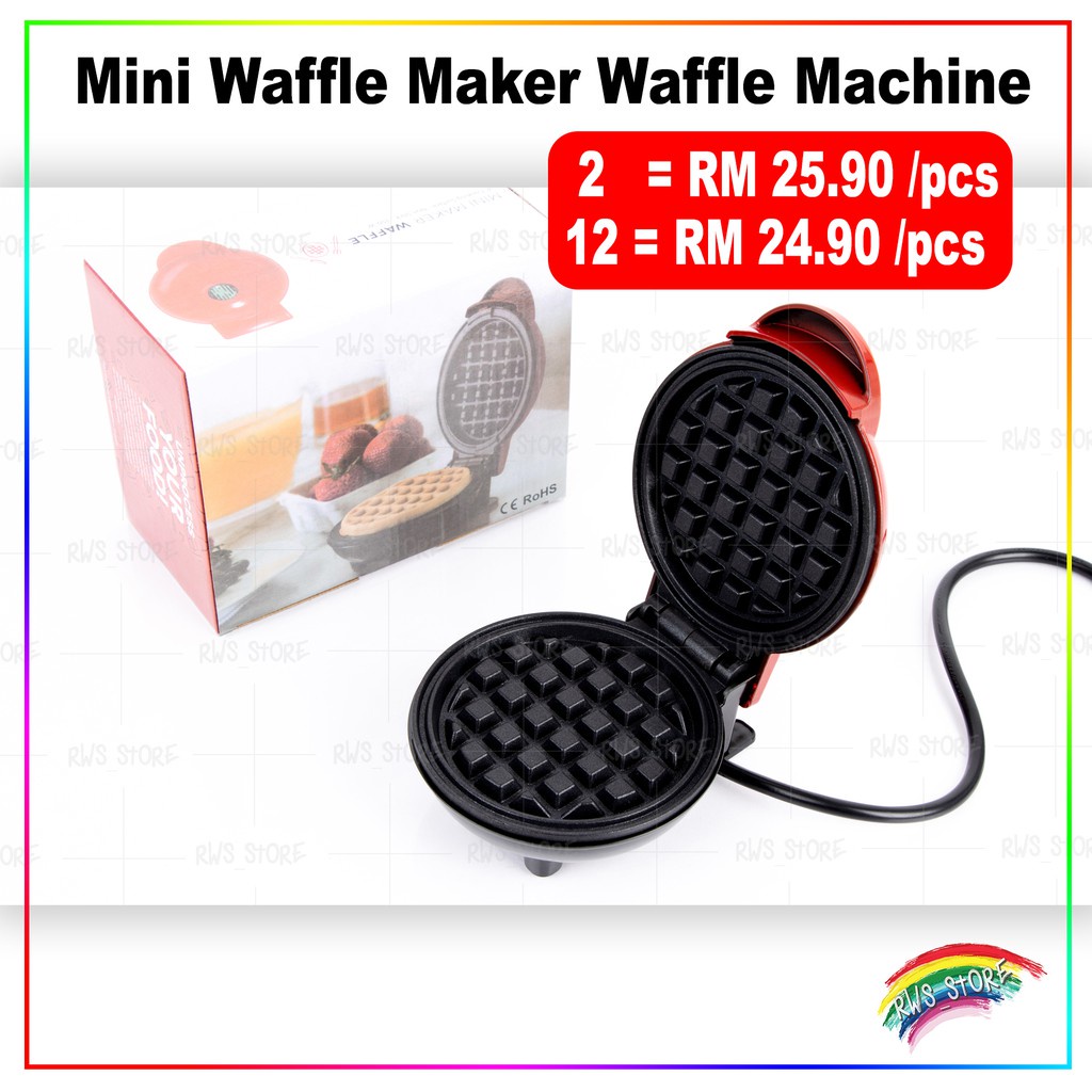 Mini Waffle Maker Waffle Machine 迷你华夫机 Waffle Mini