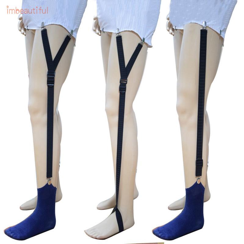 Men Elastic Military Shirt Holder Stay Suspender Male Shirt Garter