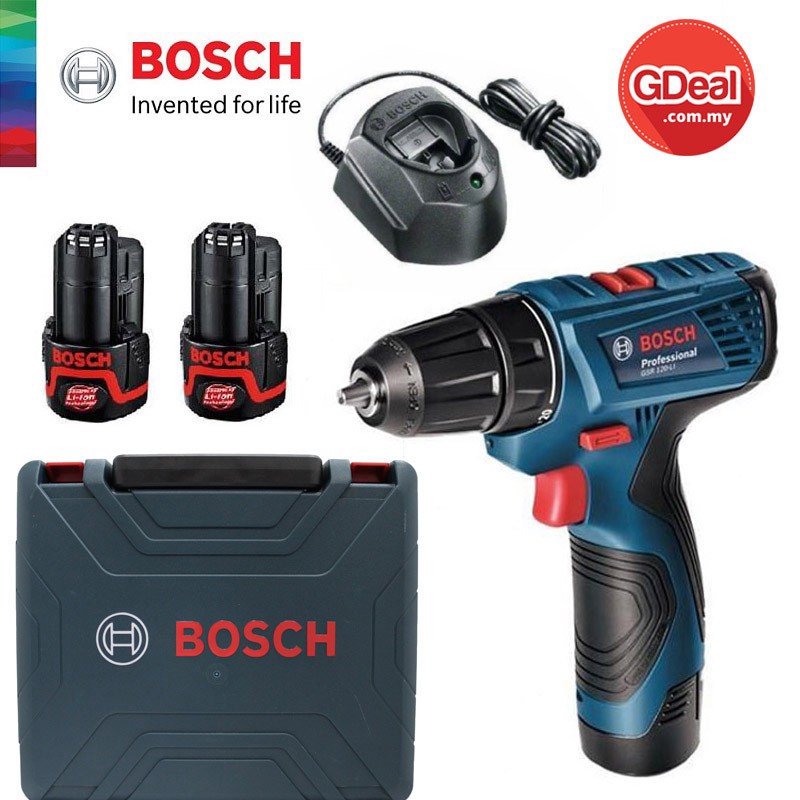 BOSCH GSR 120LI GEN2 Professional Cordless Drill Driver 06019G80L0