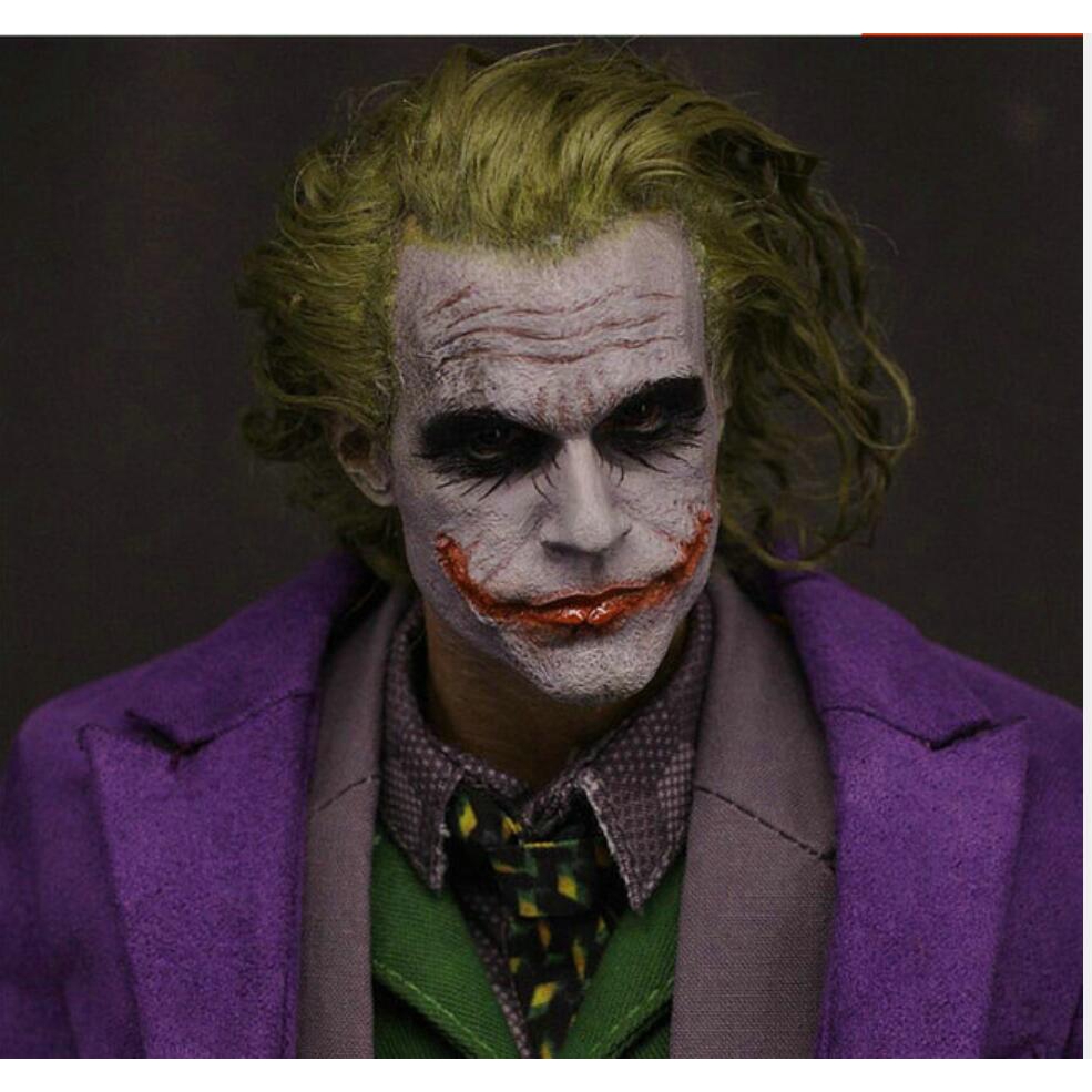 1 6 Batman Joker Hair Transplant Headplay Heath Ledger Head Sculpt