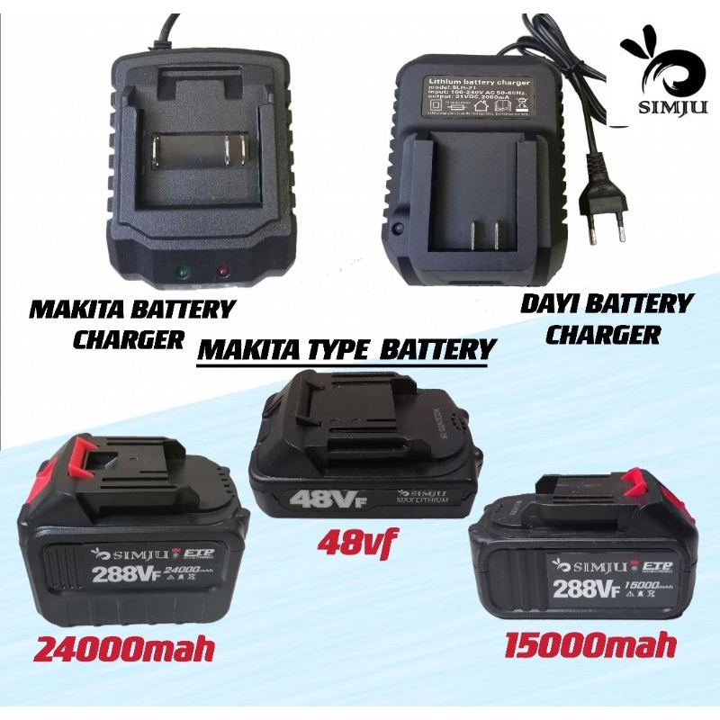 V Makita Dayi Battery Charger Lithium Li Ion Battery Charger