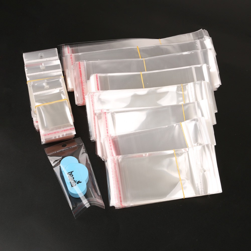 clear package bags