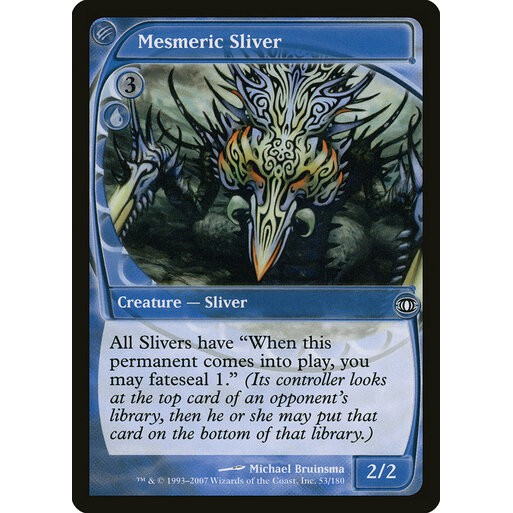 mtg magic Mesmeric Sliver Future Sight common