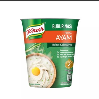 Knorr Instant Porridge Chicken Bubur Nasi Ayam 35gram Mushroom Cendawan ...