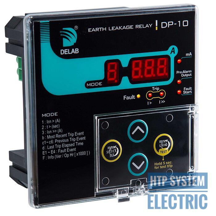 DELAB PROTECTION RELAY ELR DP-10 Earth Leakage Relay (Guarantee ...