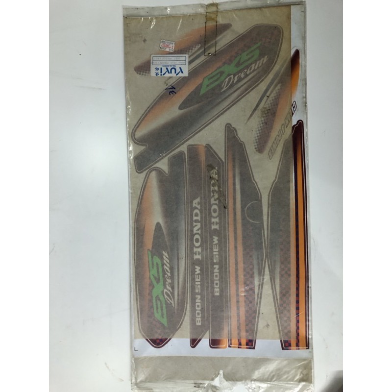 Stripe Yuyi Ex5 Honda First Model Dream Keluaran Pertama Shopee Malaysia