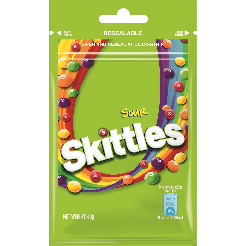 Skittles Sour Candies 40g | Shopee Malaysia