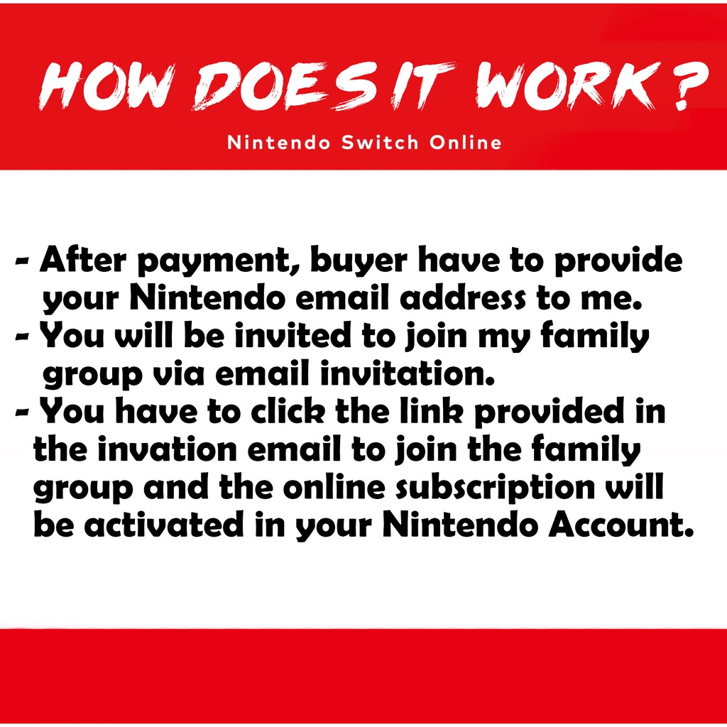 Family Membership Nintendo Switch Online Family Membership Shopee Malaysia