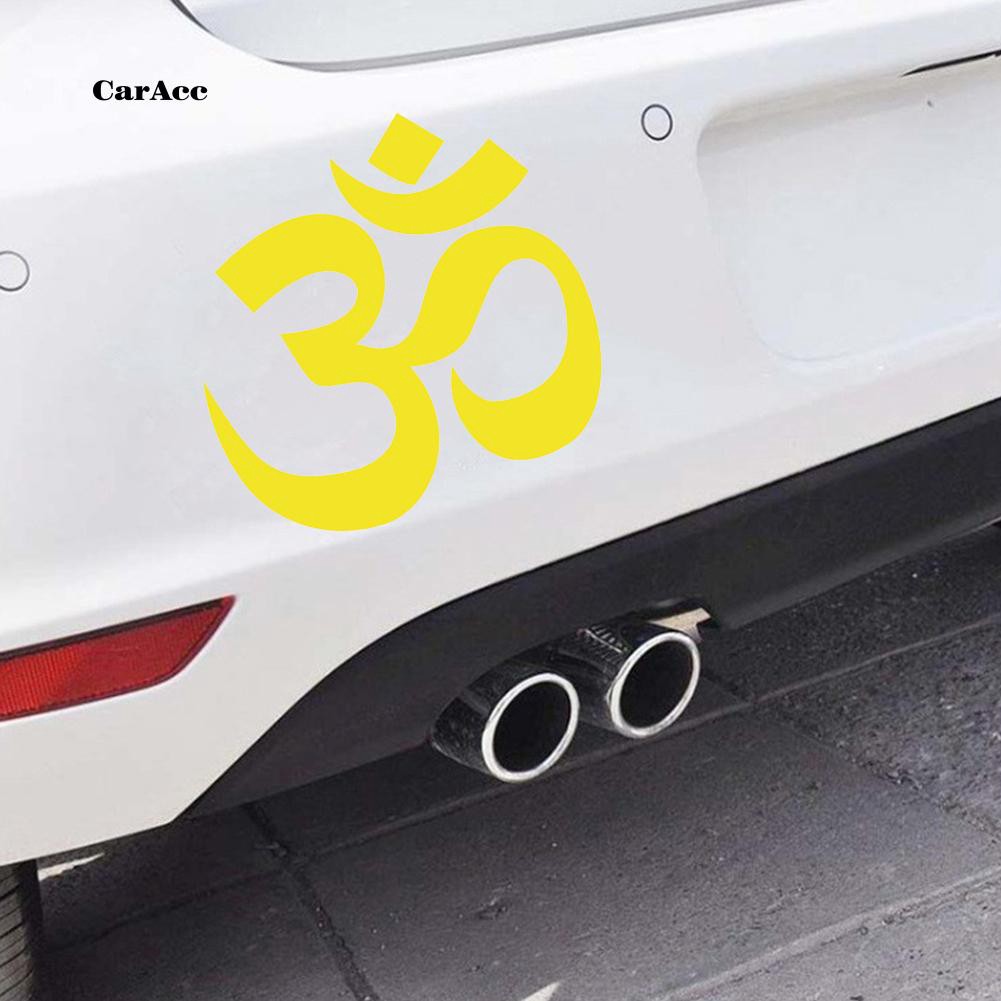 Cara Simple Om Aum Symbol Yoga Removable Car Sticker Truck Boat Window Bumper Decal Shopee Malaysia