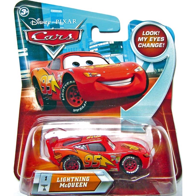 Ready Stock] Disney Pixar Cars Mattel Lightning McQueen With Lenticular  Eyes | Shopee Malaysia