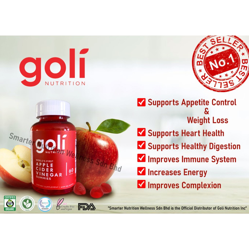 Goli apple cider vinegar gummies