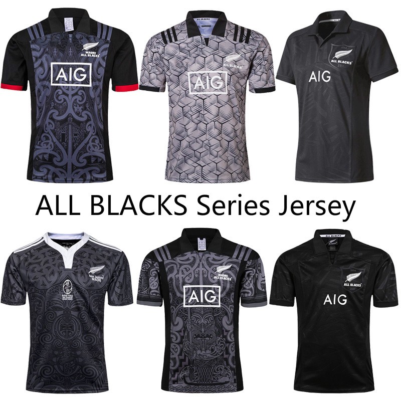 Details about   New Zealand All Blacks RAU TAU 100 YEARS rugby jersey shirt S-3XL 