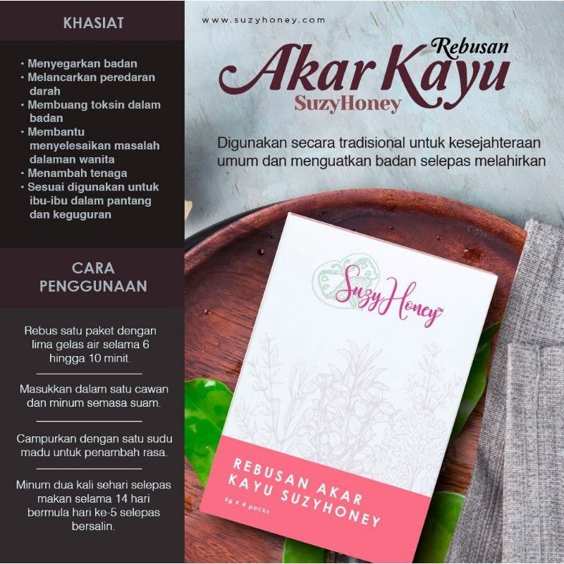 Buy Senggugut Keputihan Rahim Kembang Ikhtiar Hamil Rebusan Akar Kayu Suzy Honey Herbs Seetracker Malaysia