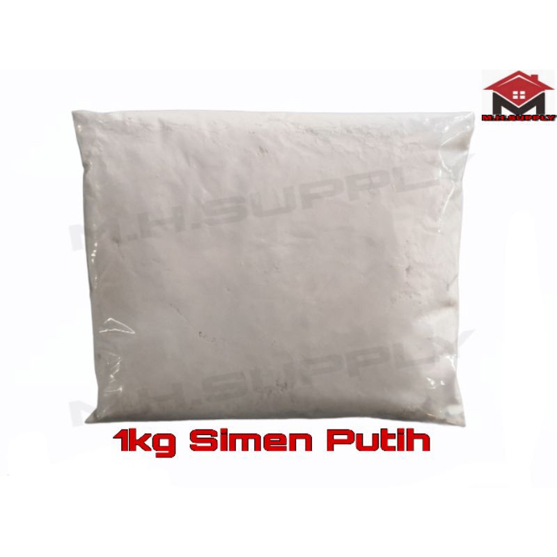 1kg White Cement For Tiles 1kg Simen Putih Untuk Mozek Grout Jubin Shopee Malaysia