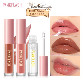 ᴍʏ ʀᴇᴀᴅʏsᴛᴏᴄᴋ PINKFLASH OhMyGloss Lip Gloss Moisturizing Shine Shimmer Plumping Lip Care 口红唇釉