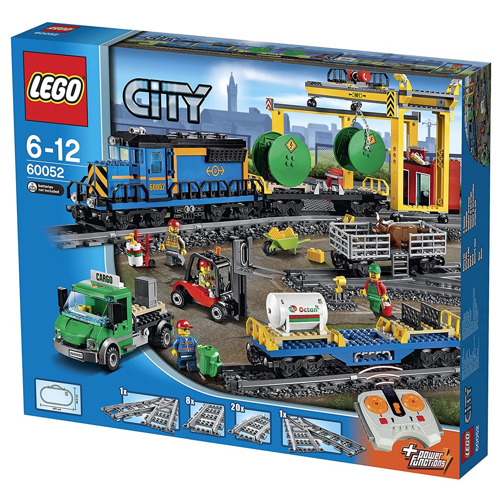 lego city blue train