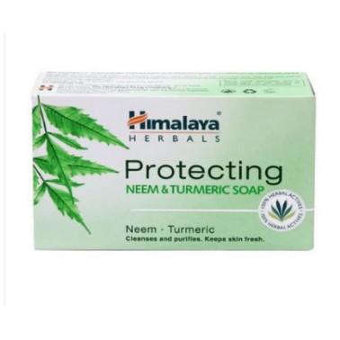 Himalaya Herbals Protecting Neem & Turmeric Soap 75g/75g x 2 (exp: October 2024