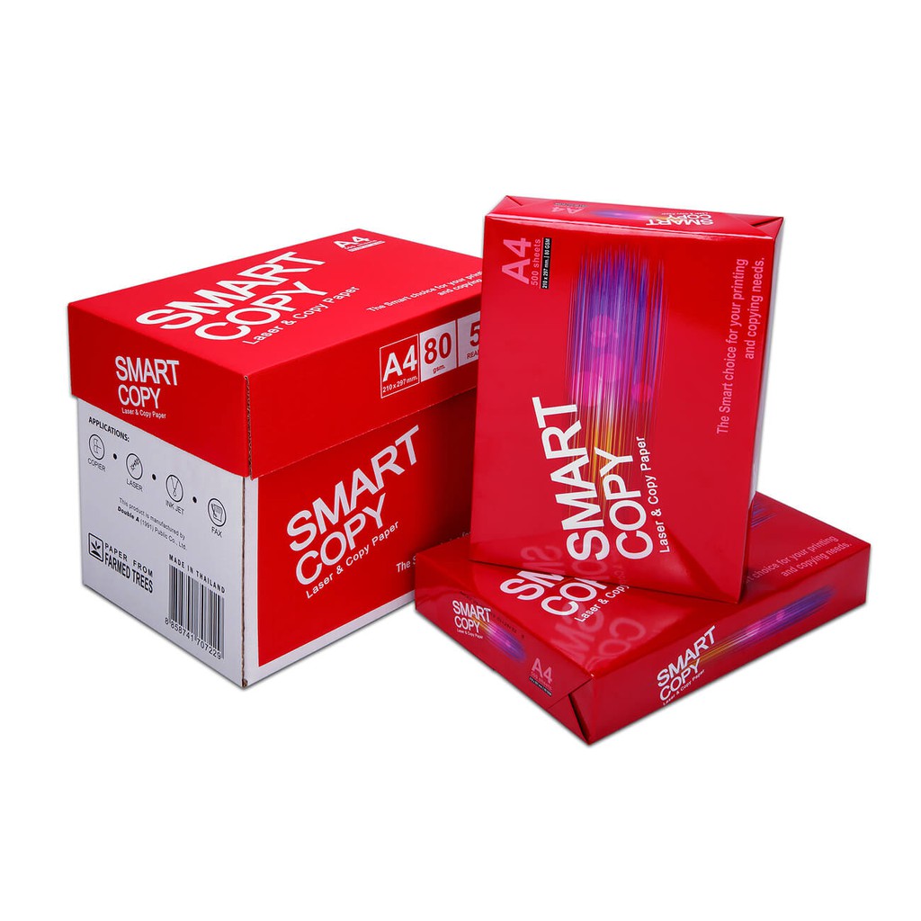 Smart Copy A4 Paper 80gsm 1 Carton 5 Reams Shopee Malaysia 4167