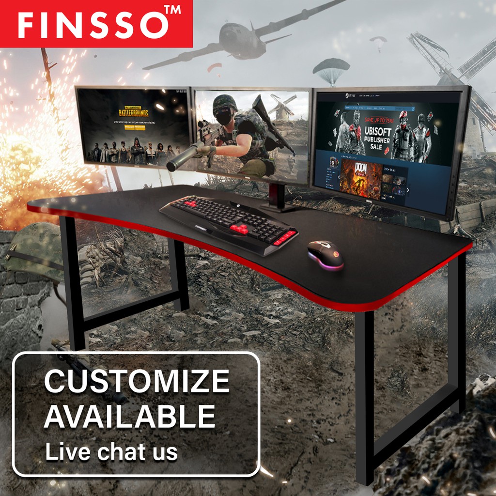 FINSSO: [GAMING SERIES] GT003 Gaming Table / Study Table / Working Desk