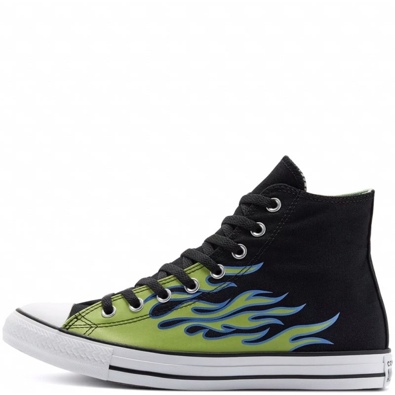 converse flame green