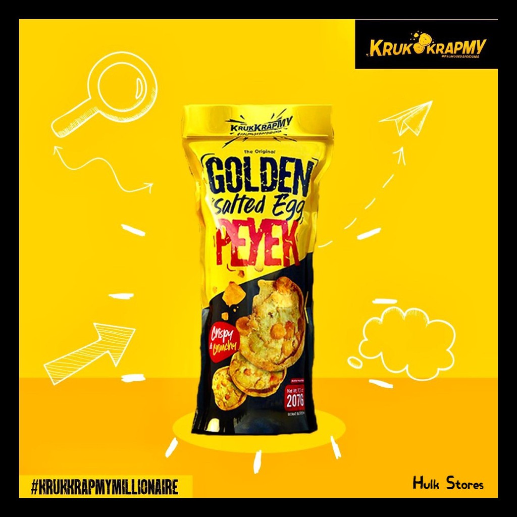 Buy Golden Salted Egg Peyek Krukkrapmy Seetracker Malaysia