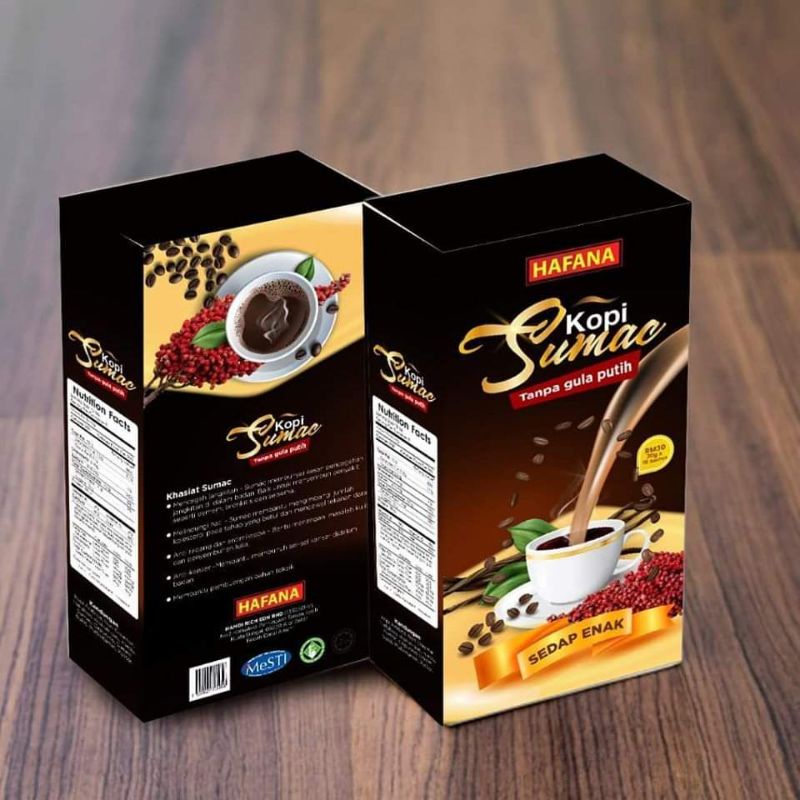 SS 02 Kopi Sumac Hafana Tanpa Gula Putih (1 Pek 15 sachet) Shopee
