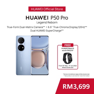 HUAWEI P50 Pro Smartphone True-Chroma Display 120Hz True-Focus Fast Capture (6.6