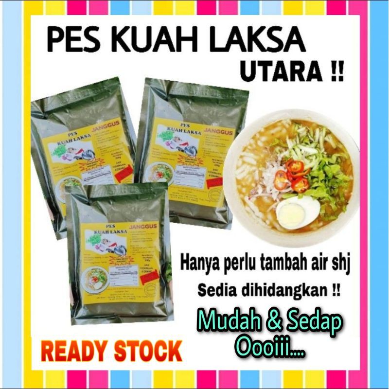 Pes Kuah Laksa Janggus Original Utara Penang Mari Shopee Malaysia