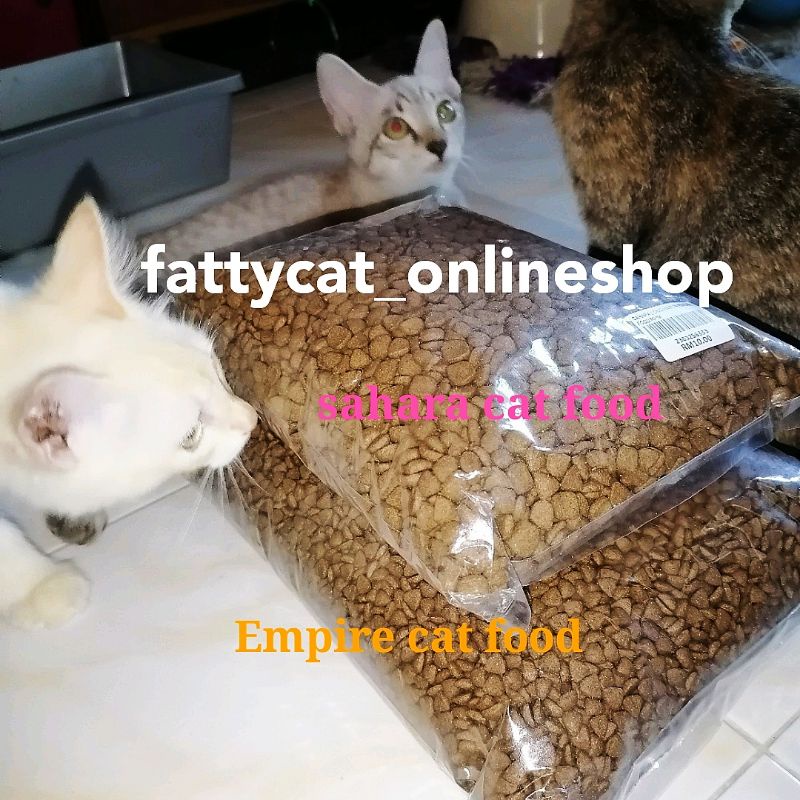 Buy Empire cat food 1kg-2kg Repack makanan kucing dewasa dan anak 