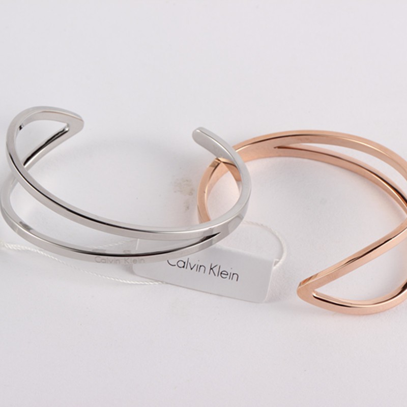 calvin klein silver bracelet