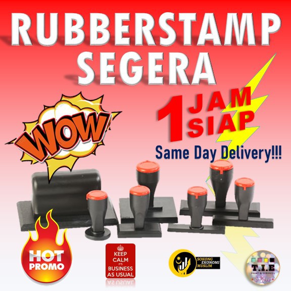 Rubberstamp Segera 1 Jam Siap Hantar Hari Yg Sama Shopee Malaysia