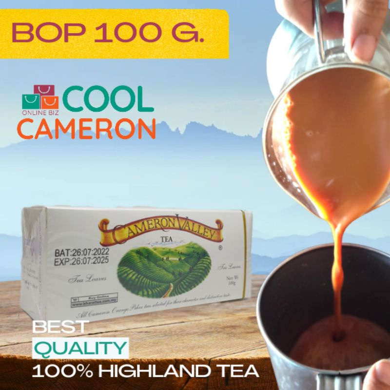 Tea teh tarik serbuk, Cameron Valley Tea leaves, Premium Broken Orange