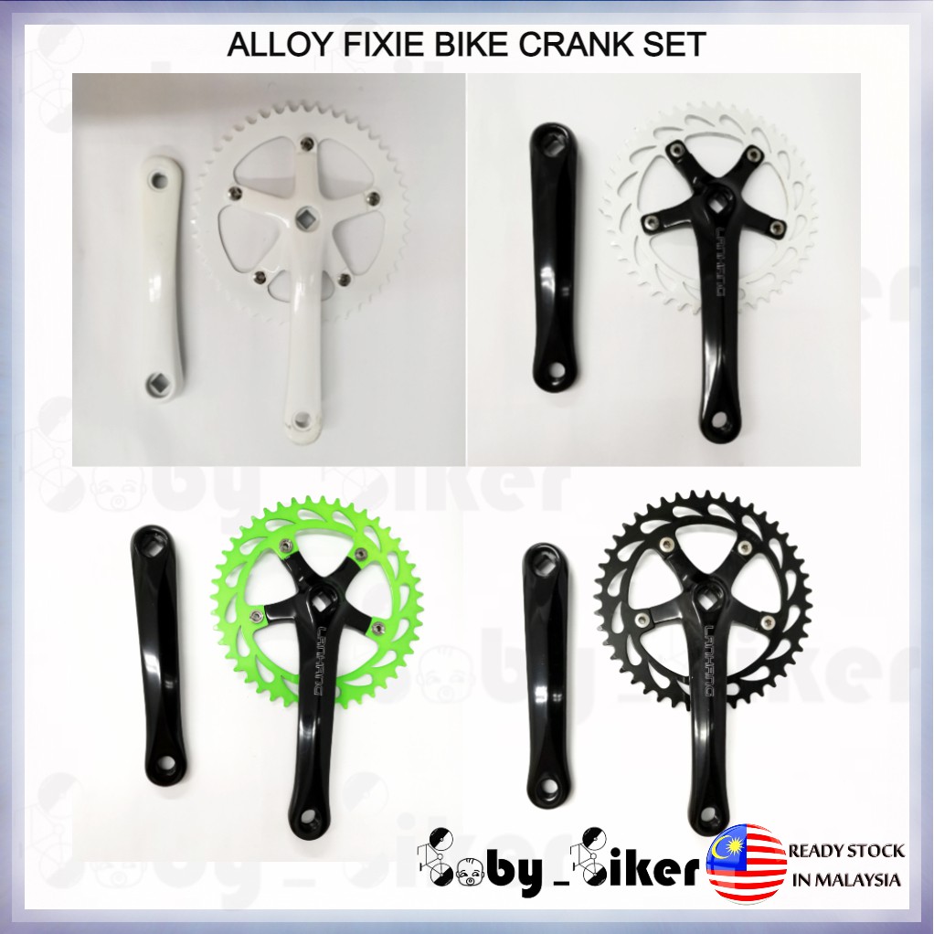 Fixie Bicycle Alloy Crank Set Shopee Malaysia