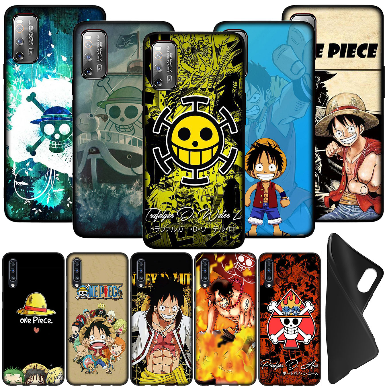 Oppo 2 2 A52 A39 A57 A A1 7 F3 R9s Soft Silicone Cover Phone Case Casing One Piece Luffy Anime Logo Shopee Malaysia