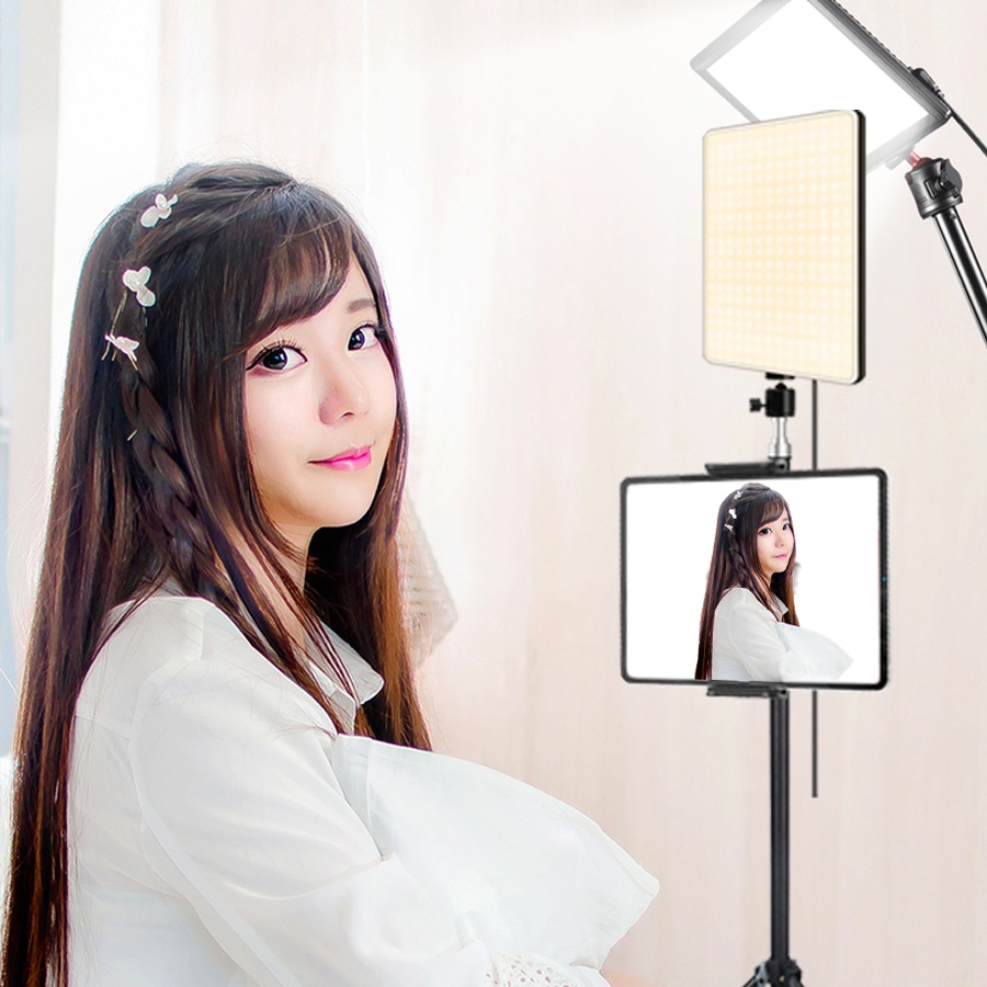 Tripod Kit with Tablet Stand LED Light Fill Light with Remote Control