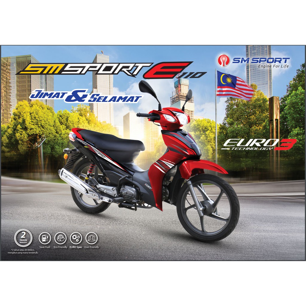 Sm Sport 110 E Interchange New Motorcycles Imotorbike Malaysia